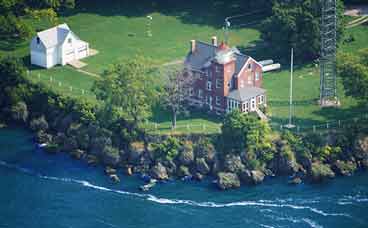 Photo of the South Bass Island Lighthouse.