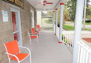 House Rentals - A porch view of the All Star Ohio House.